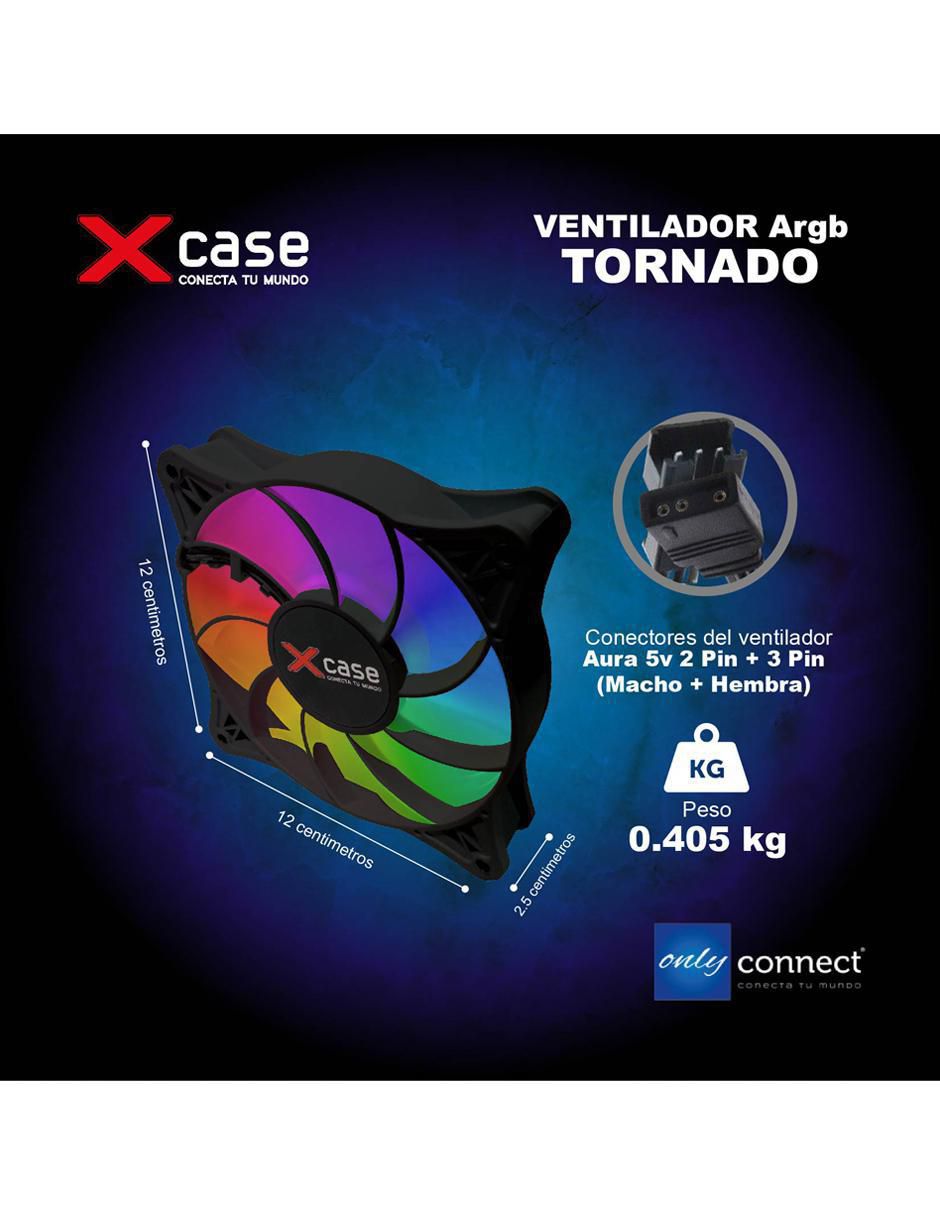 Ventilador gamer magnético argb xcase