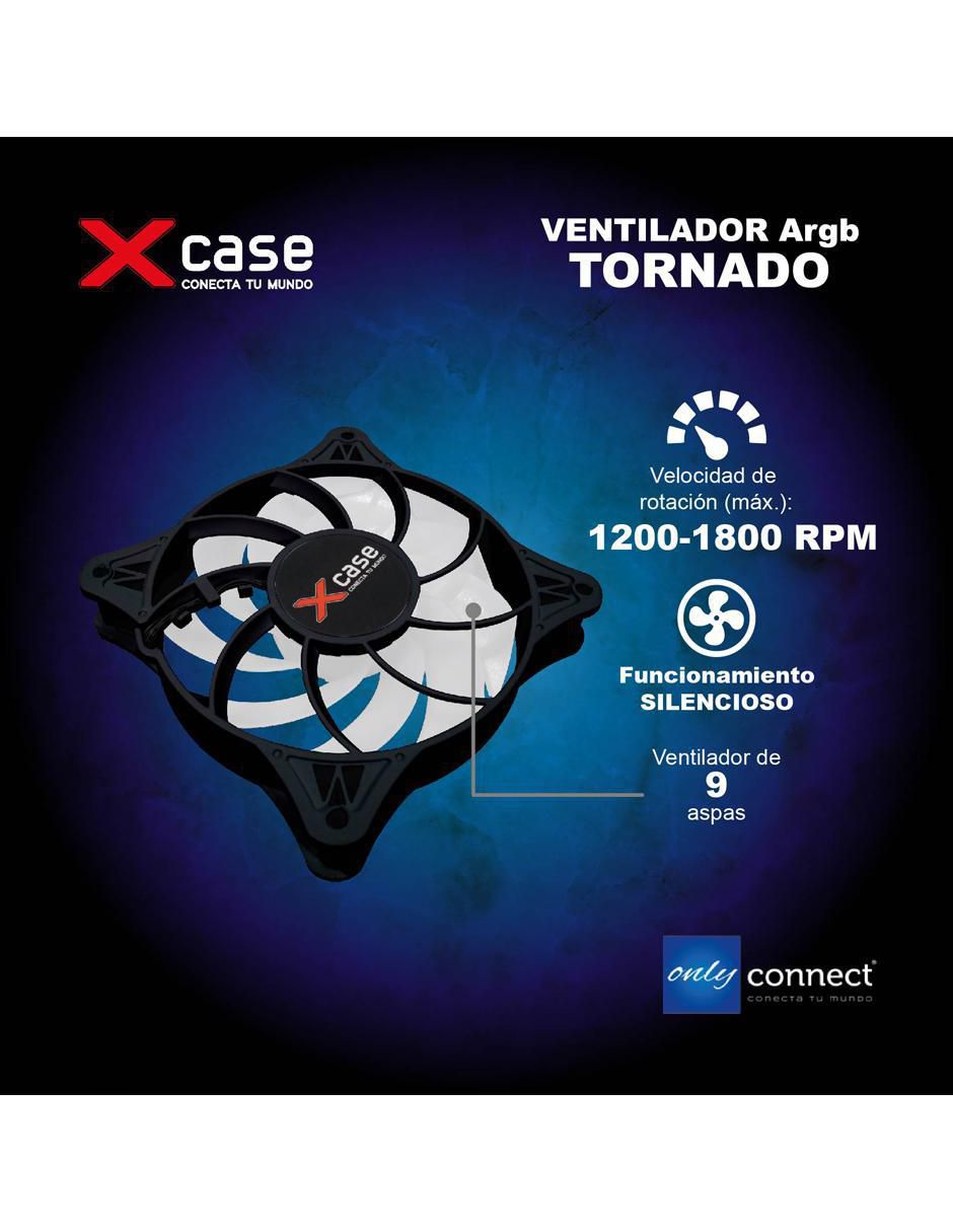 Ventilador gamer magnético argb xcase