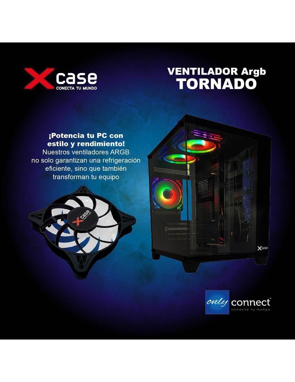 Ventilador gamer magnético argb xcase