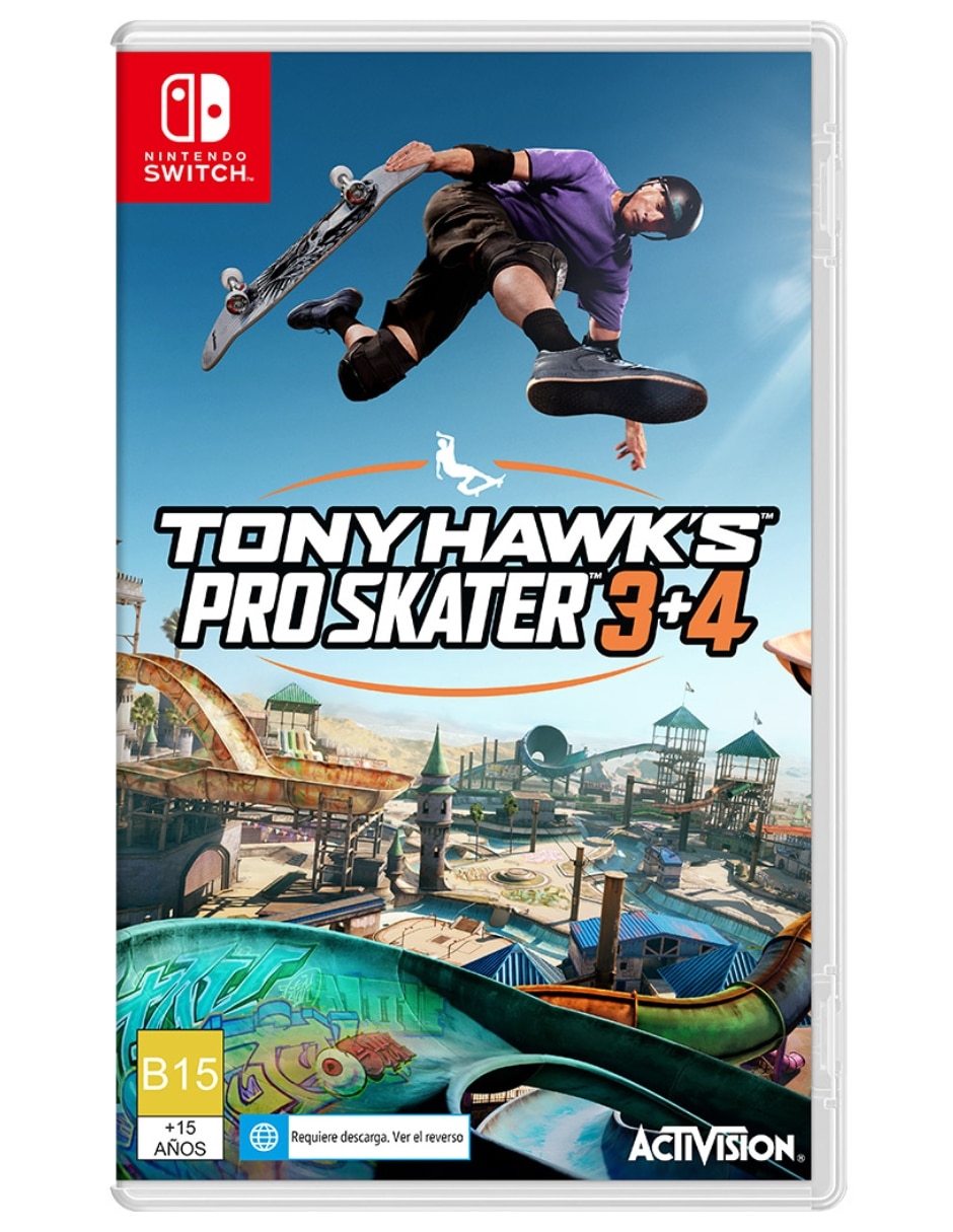 Tony Hawk'S Pro Skater 3+4 estándar para Nintendo Switch Tony Hawk'S Pro Skater 3+4 estándar para Nintendo Switch