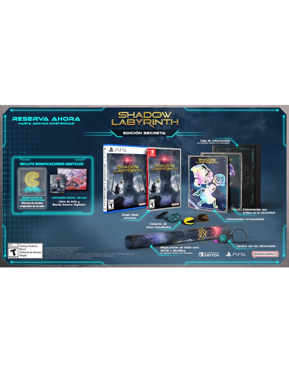 Shadow Labyrinth secret edition para PS5 2
