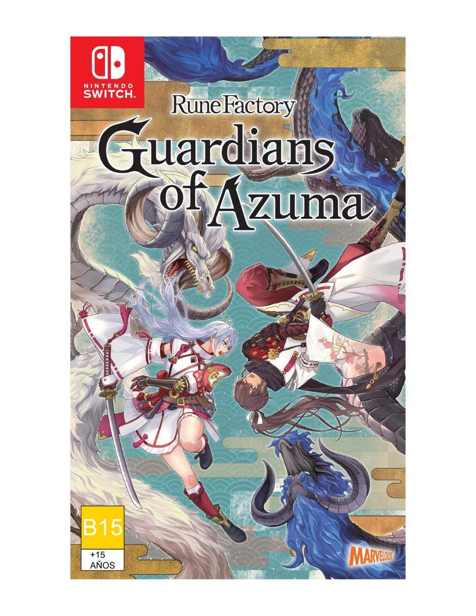 Rune Factory Guardians Of Azuma estándar para Nintendo Switch Rune Factory Guardians Of Azuma estándar para Nintendo Switch