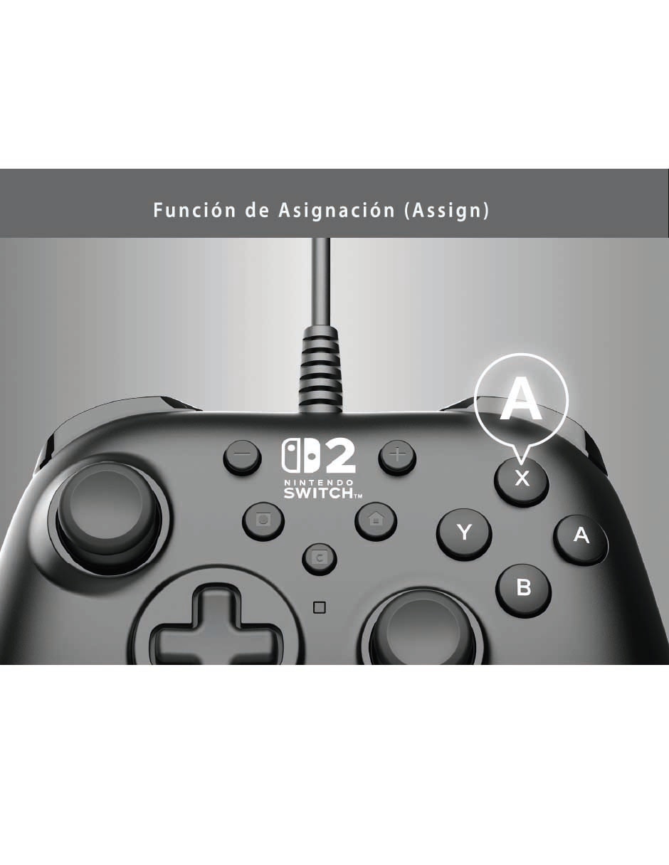 Control alámbrico para nintendo switch 2 5