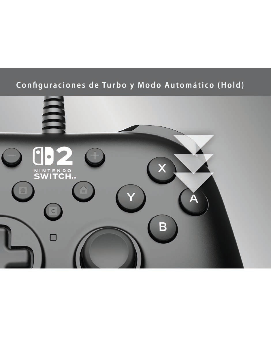 Control alámbrico para nintendo switch 2 6