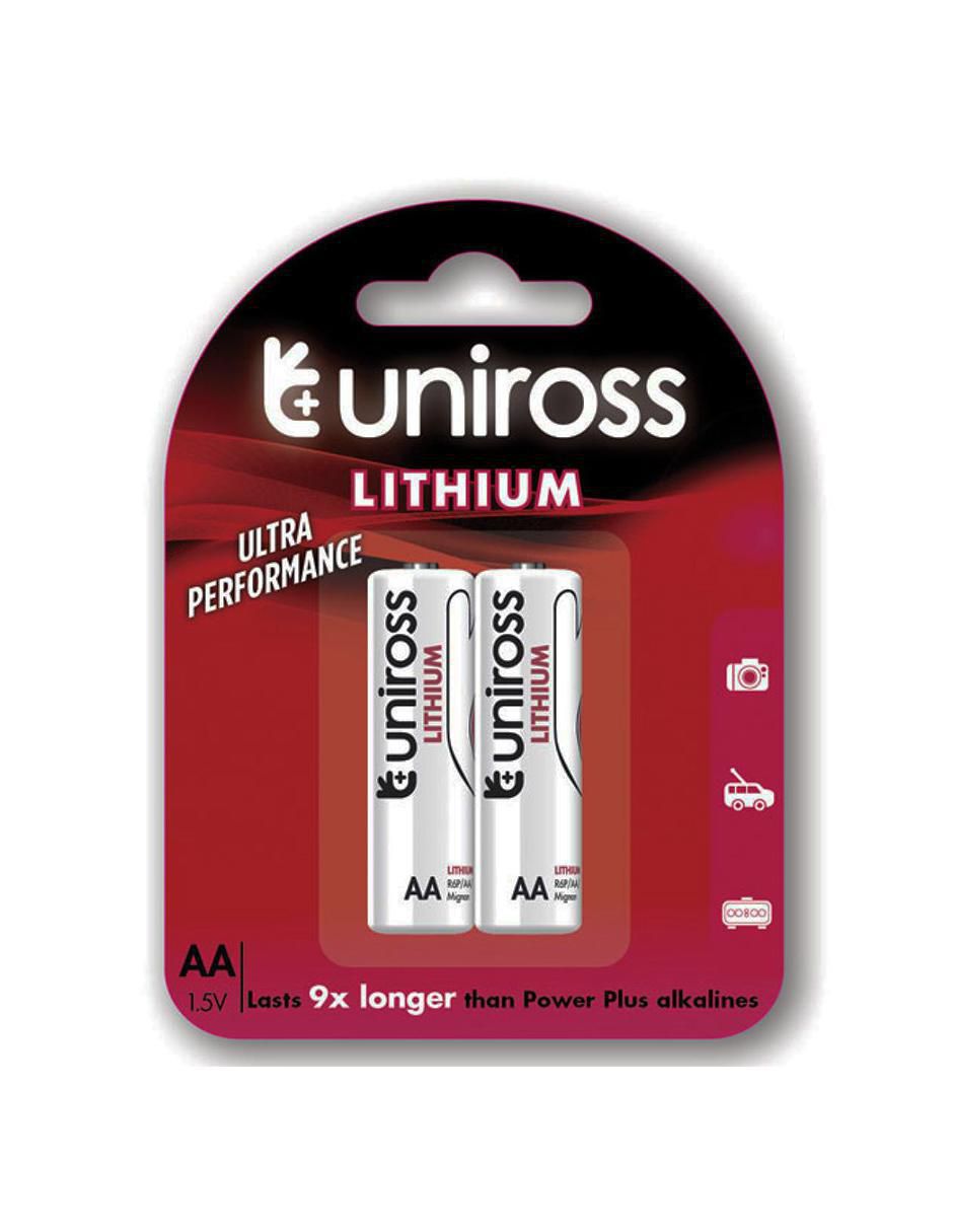 Batería AA litio 1.5 v