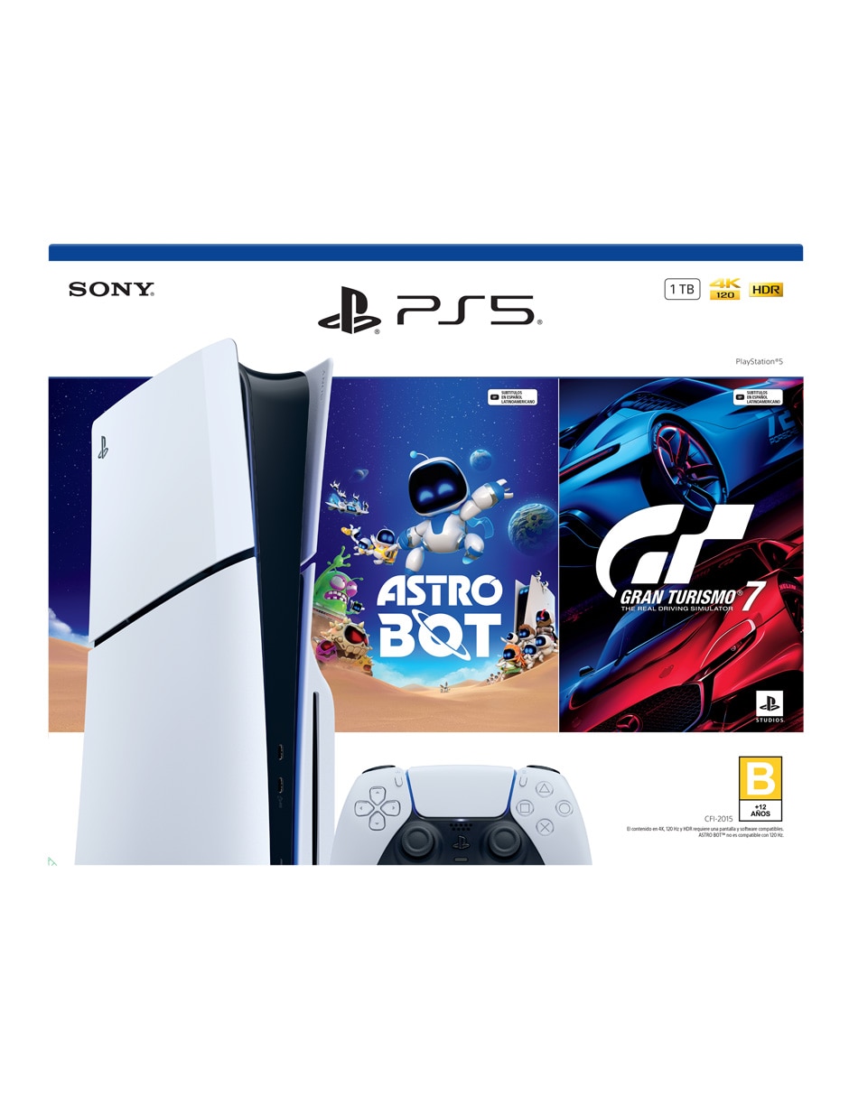 Consola fija ps5 de 1 tb edición estándar 2