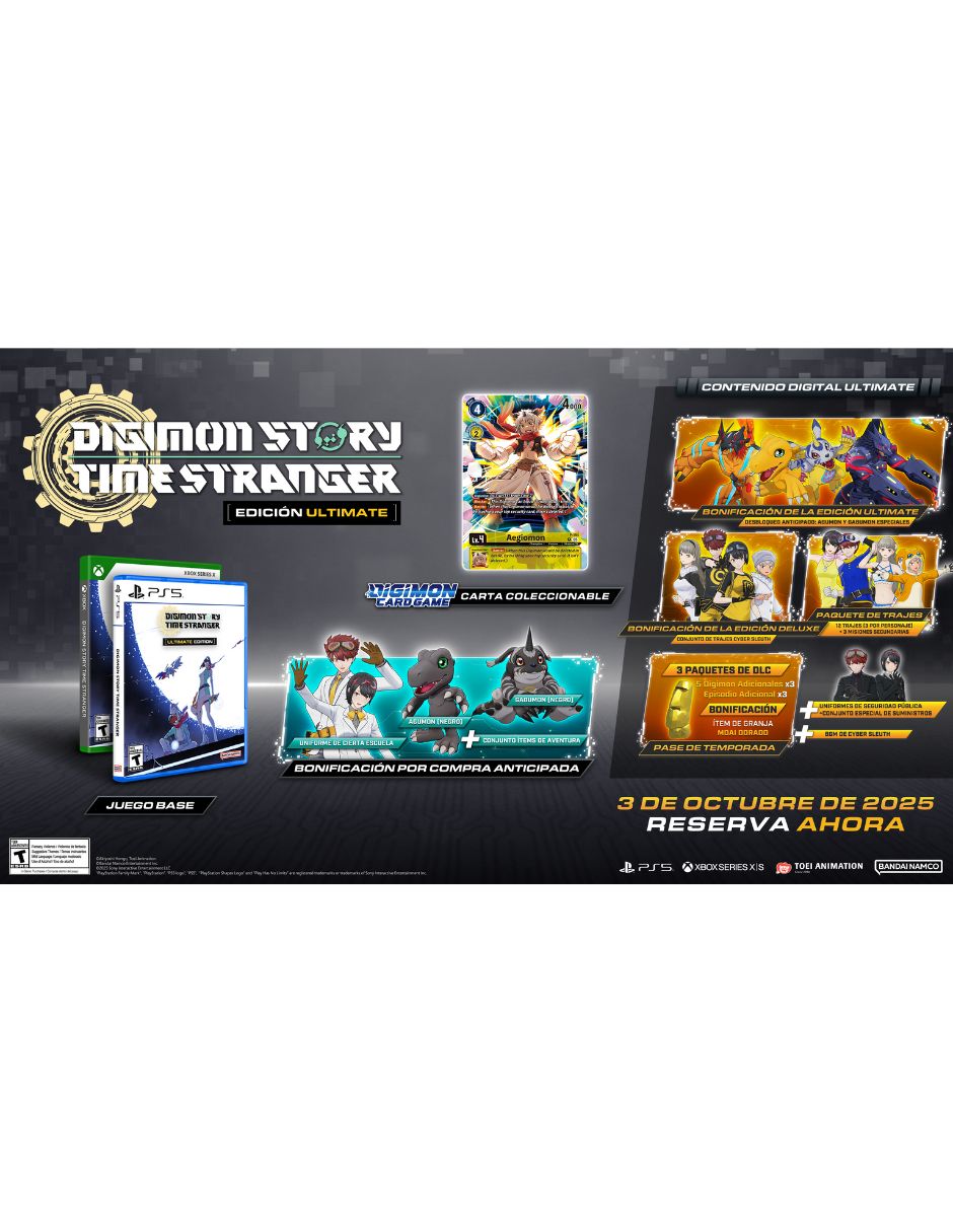 Digimon Story Time Stranger ultimate para PS5 2