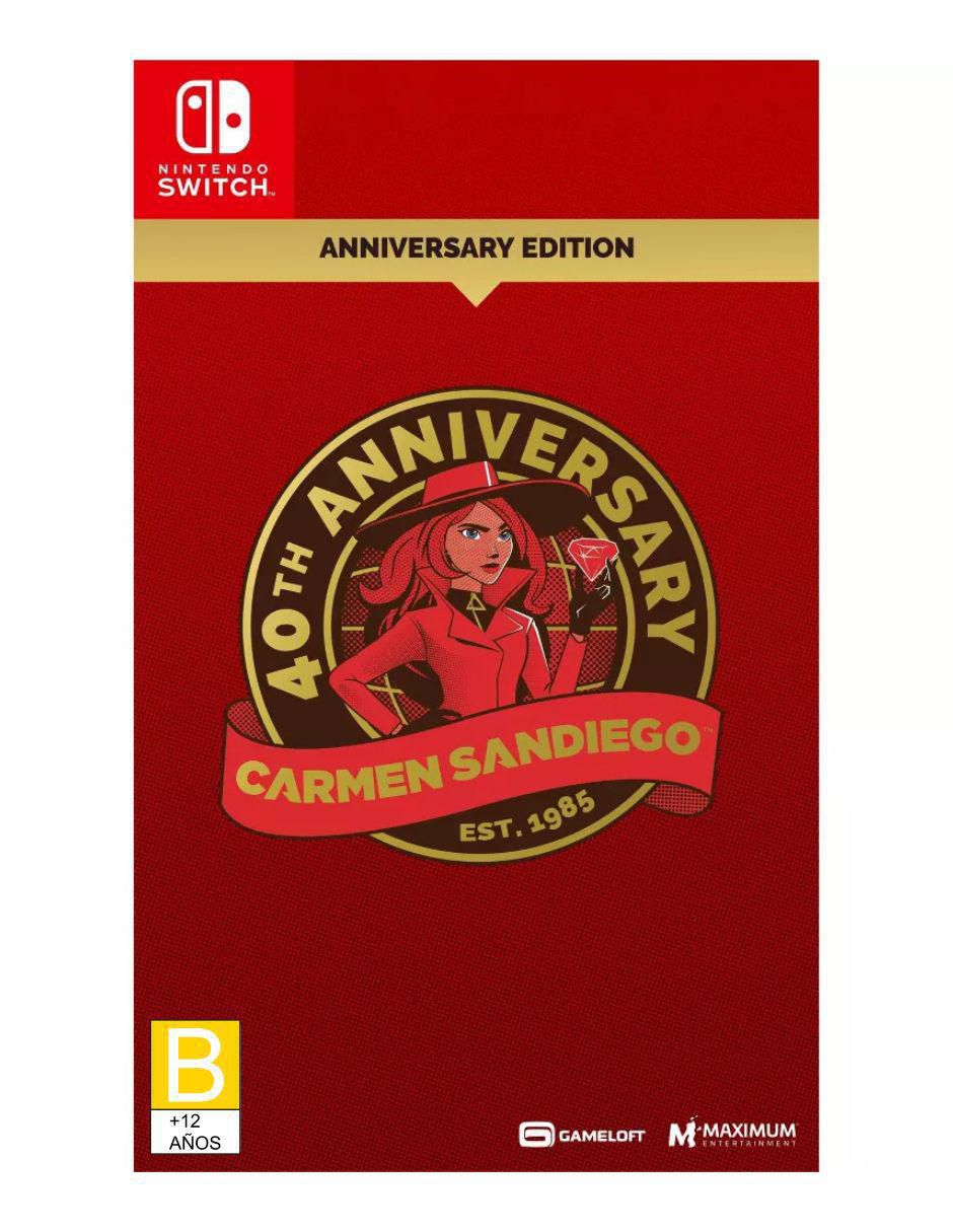 Carmen Sandiego anniversary edition para Nintendo Switch Carmen Sandiego anniversary edition para Nintendo Switch