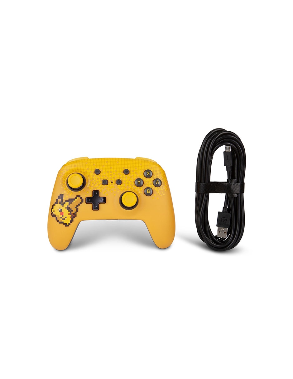 Control alámbrico para nintendo switch edición especial Pikachu Control alámbrico para nintendo switch edición especial Pikachu