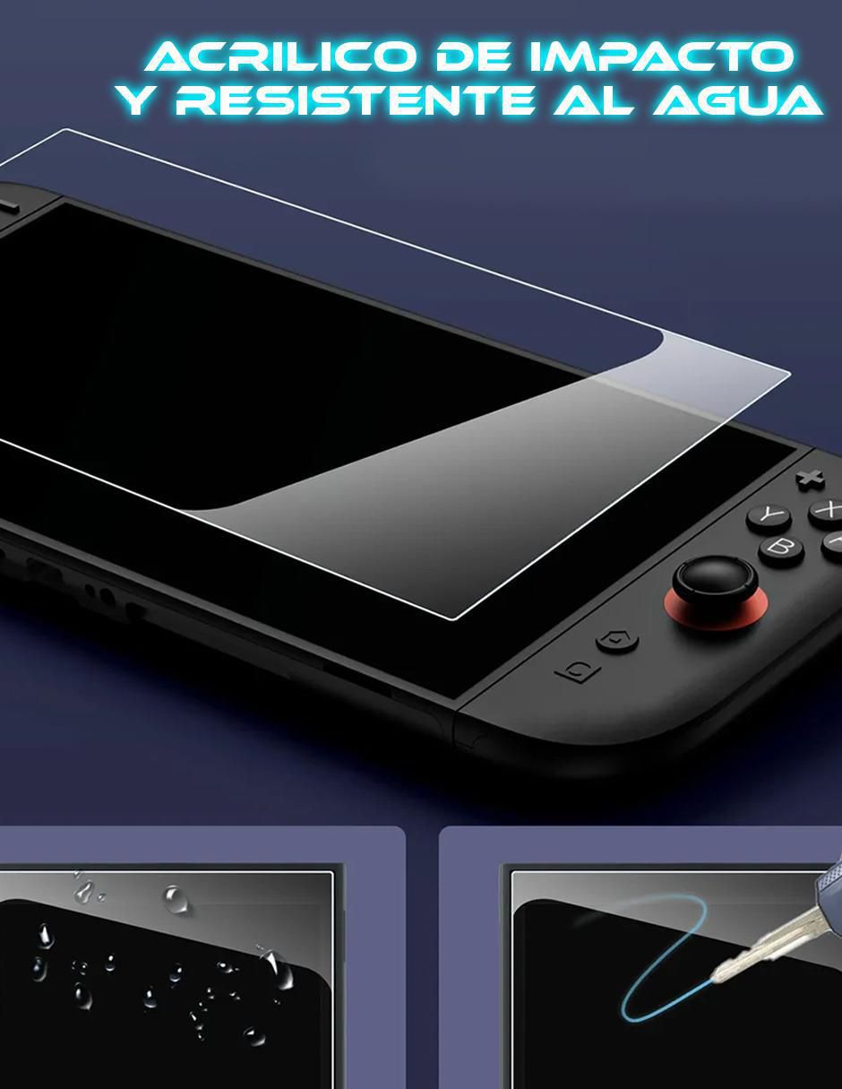 Mica para consola N-Switch 2 de cristal templado 2