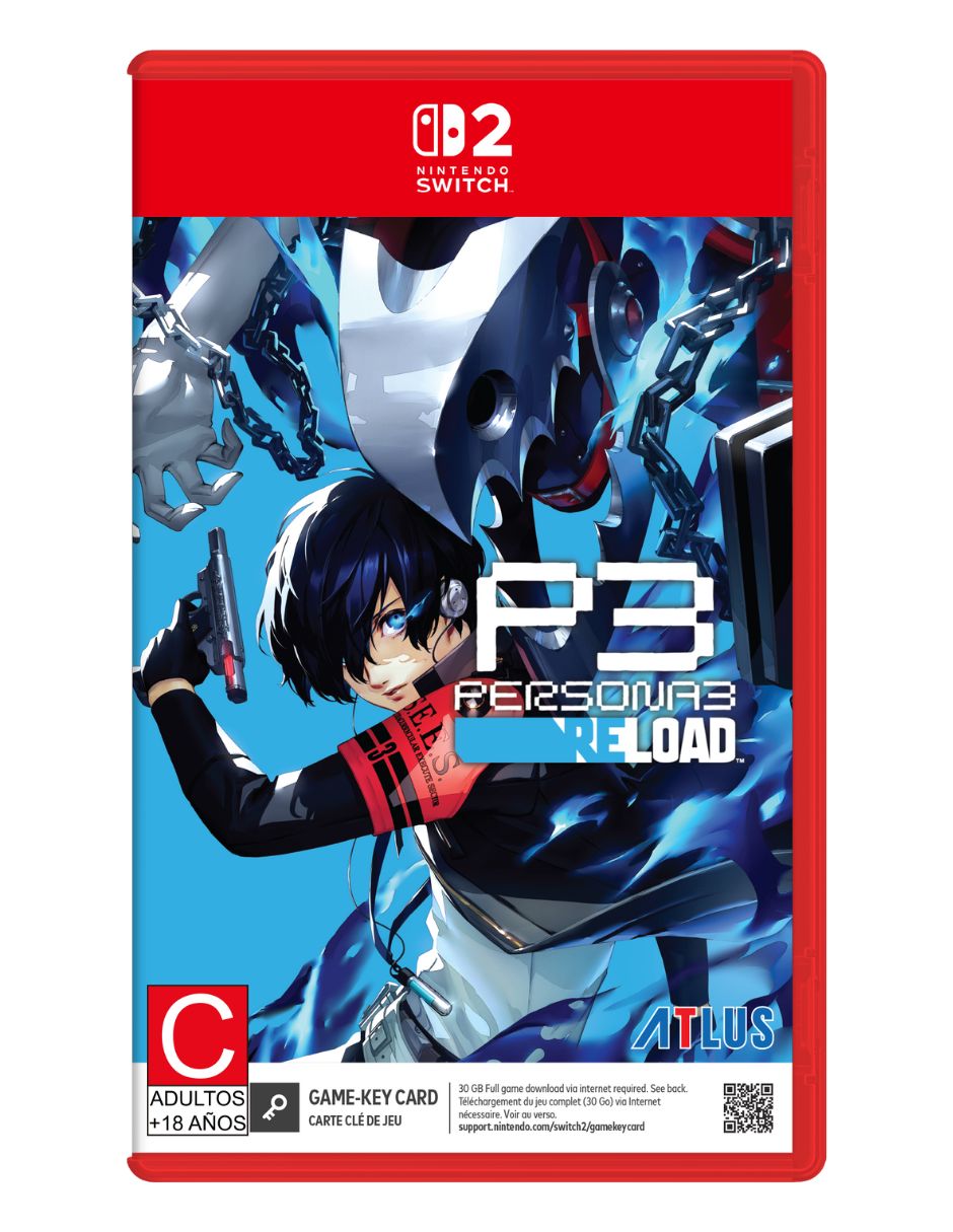 PERSONA 3 RELOAD LAUNCH EDITION GKC para Nintendo Switch 2