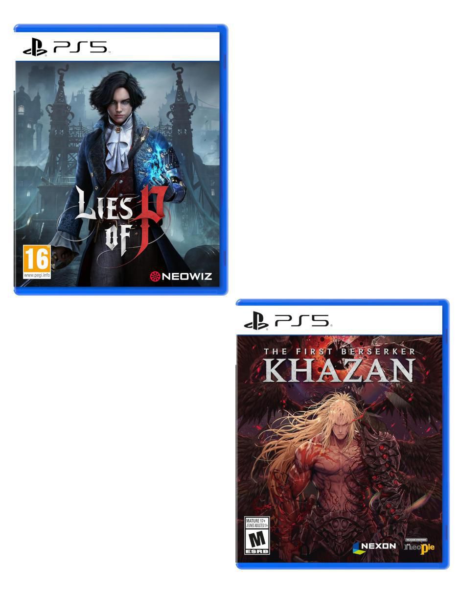 The First Berserker Khazan + Lies of P bundle para PS5