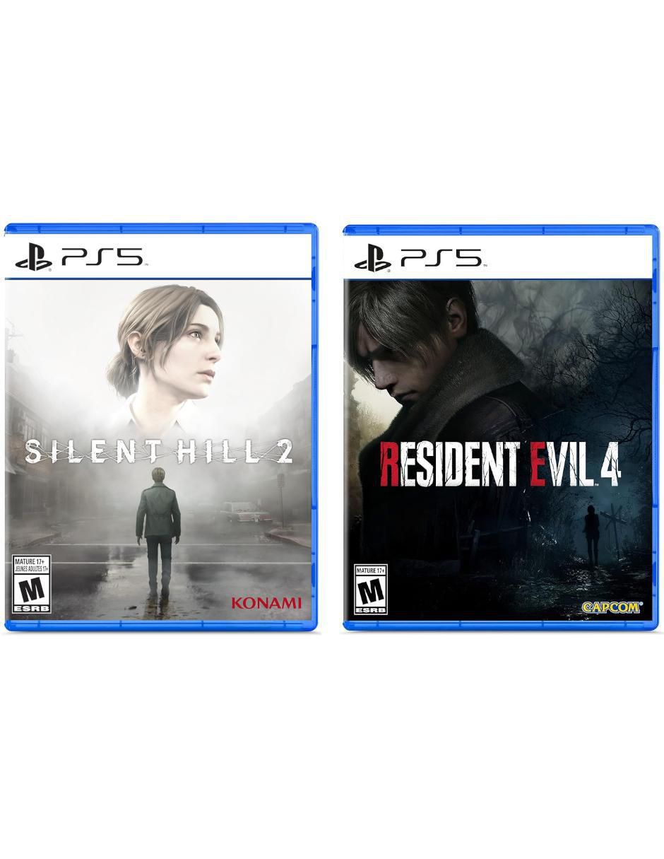 Resident Evil 4 Remake + Silent Hill 2 bundle para PS5 Resident Evil 4 Remake + Silent Hill 2 bundle para PS5