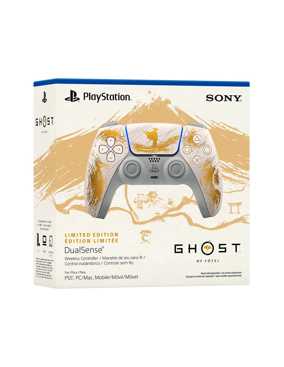 Control inalámbrico para playstation 5 edición limitada Ghost of Yotei 4
