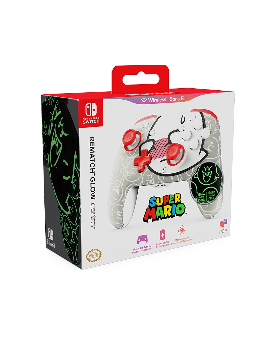 Control rematch boo-hoo inalámbrico para nintendo switch 2 5