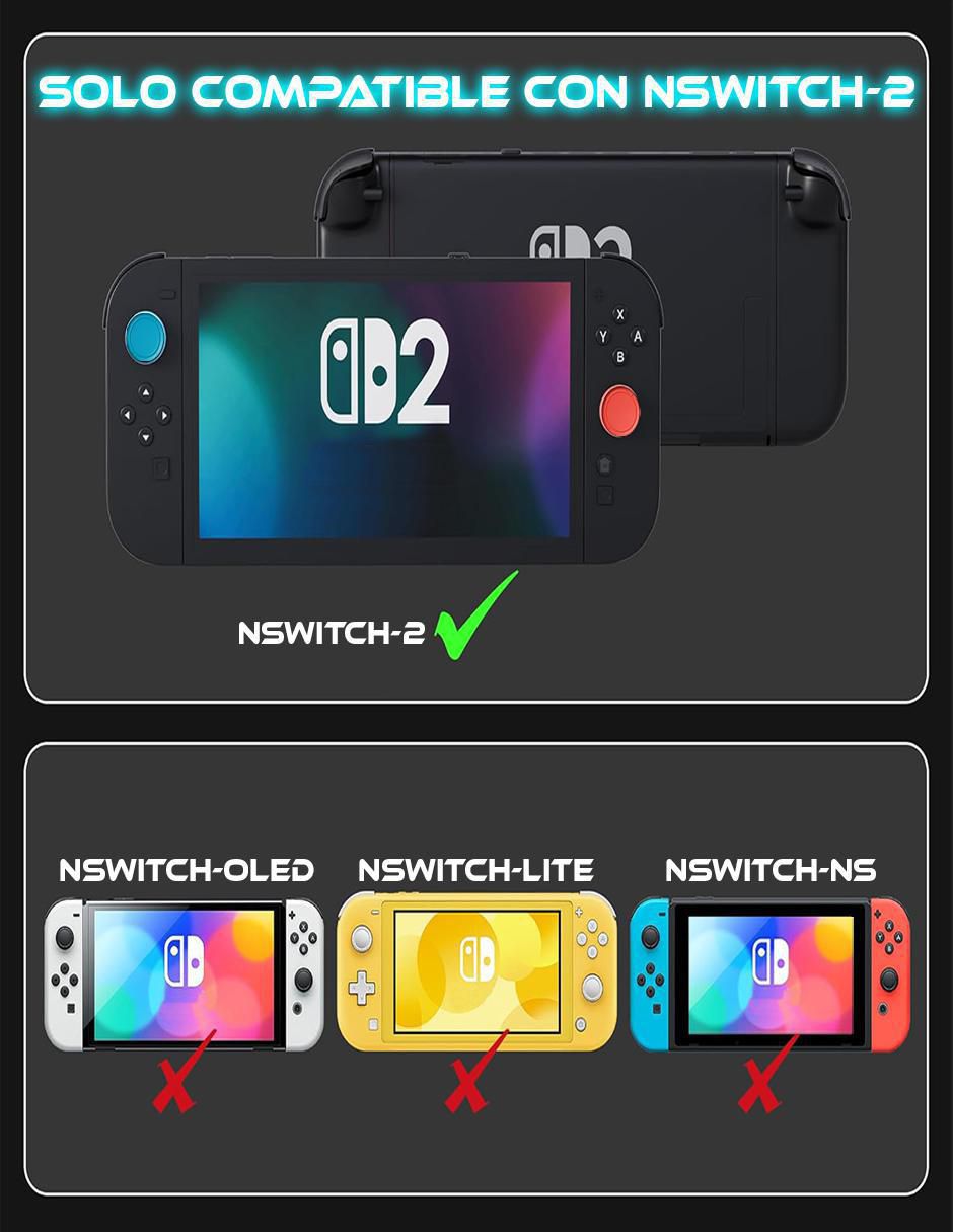 Funda control de consola Accesorios para Nintendo Switch 2 4