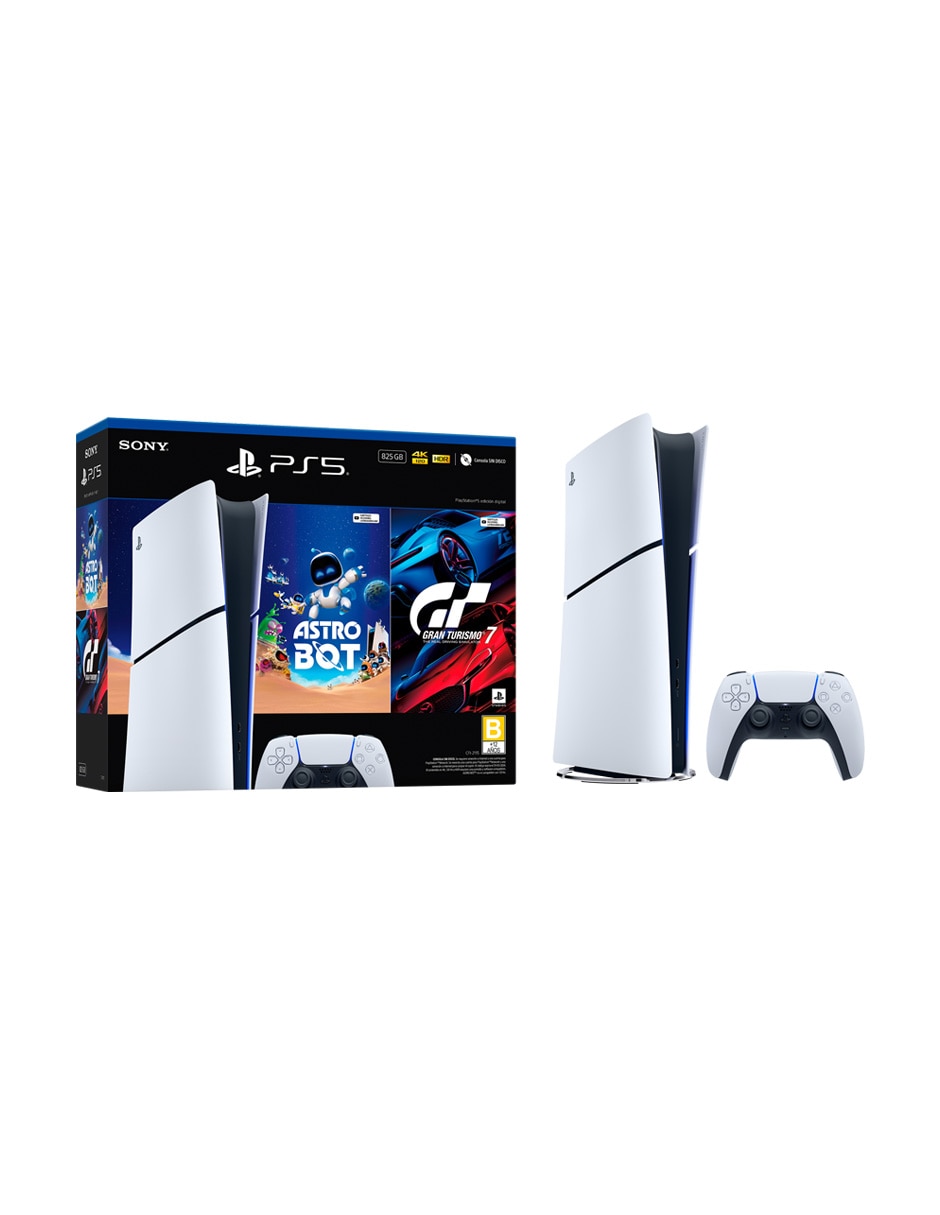 Consola fija ps5 de 825 gb edición bundle