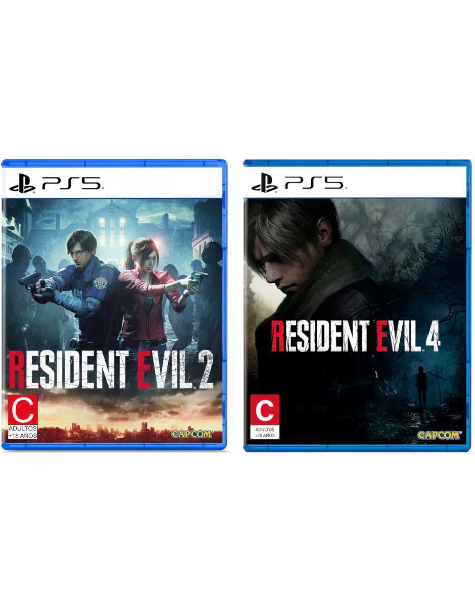 Resident Evil 2 + Resident Evil 4 bundle para PS5