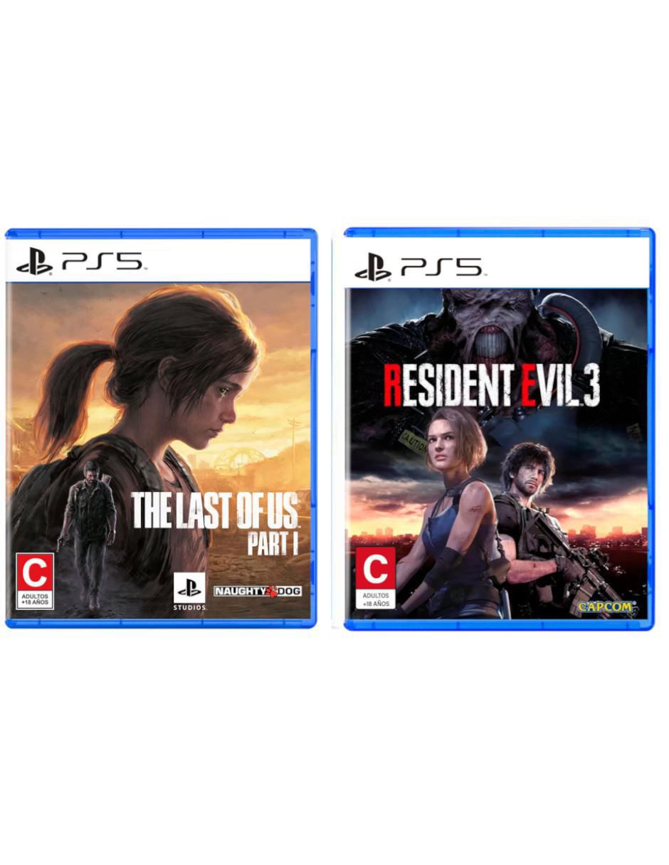The Last Of Us Part + Resident Evil bundle para PS5