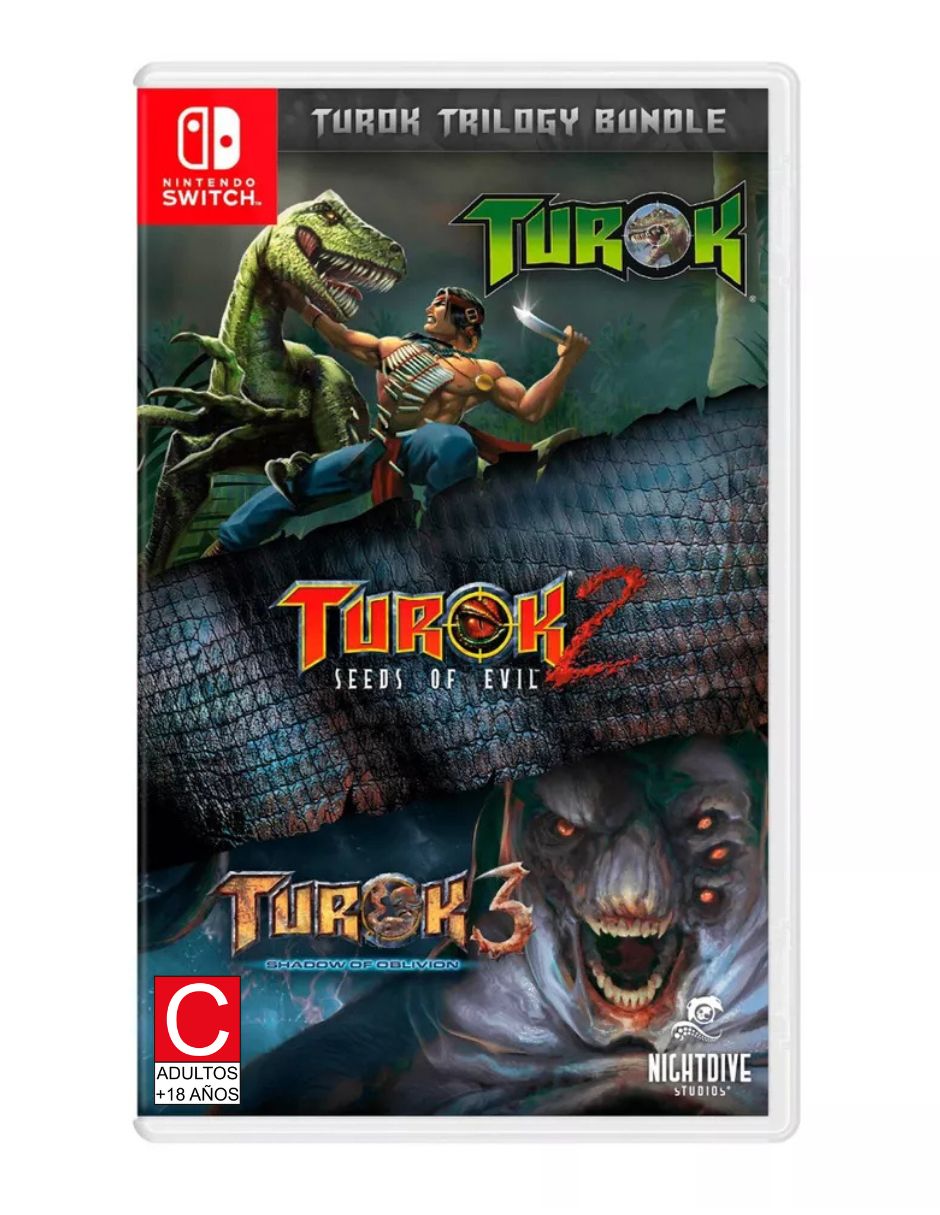 TUROK TRILOGY BUNDLE bundle para Nintendo Switch TUROK TRILOGY BUNDLE bundle para Nintendo Switch