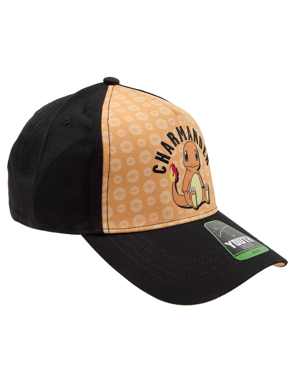 Gorra con visera curva snapback Pokémon Charmander infantil