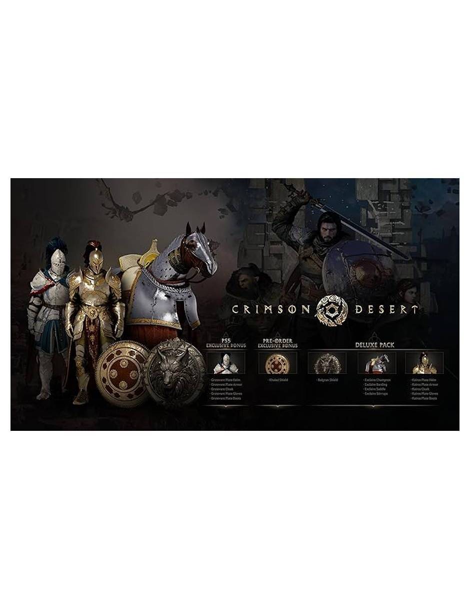 CRIMSON DESERT deluxe para PS5 5