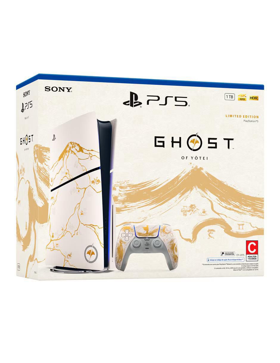 Consola fija ps5 de 1 tb ghost of yotei 4