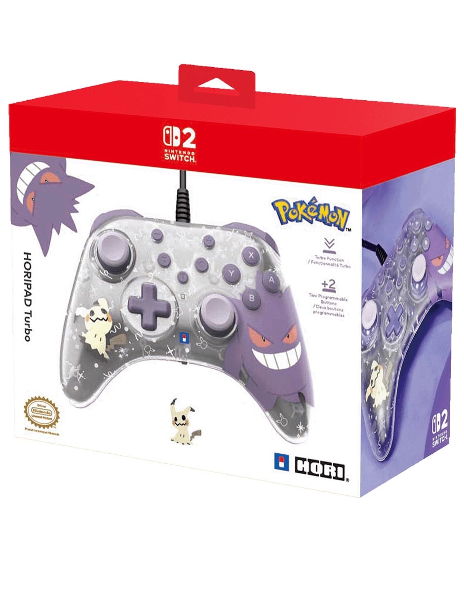 Control nsx-090u alámbrico para nintendo switch 2 edición especial Gengar 2