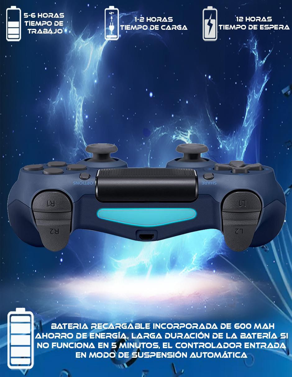 Control SC-PS4-BK-B inalámbrico para Playstation 4 edición limitada 2
