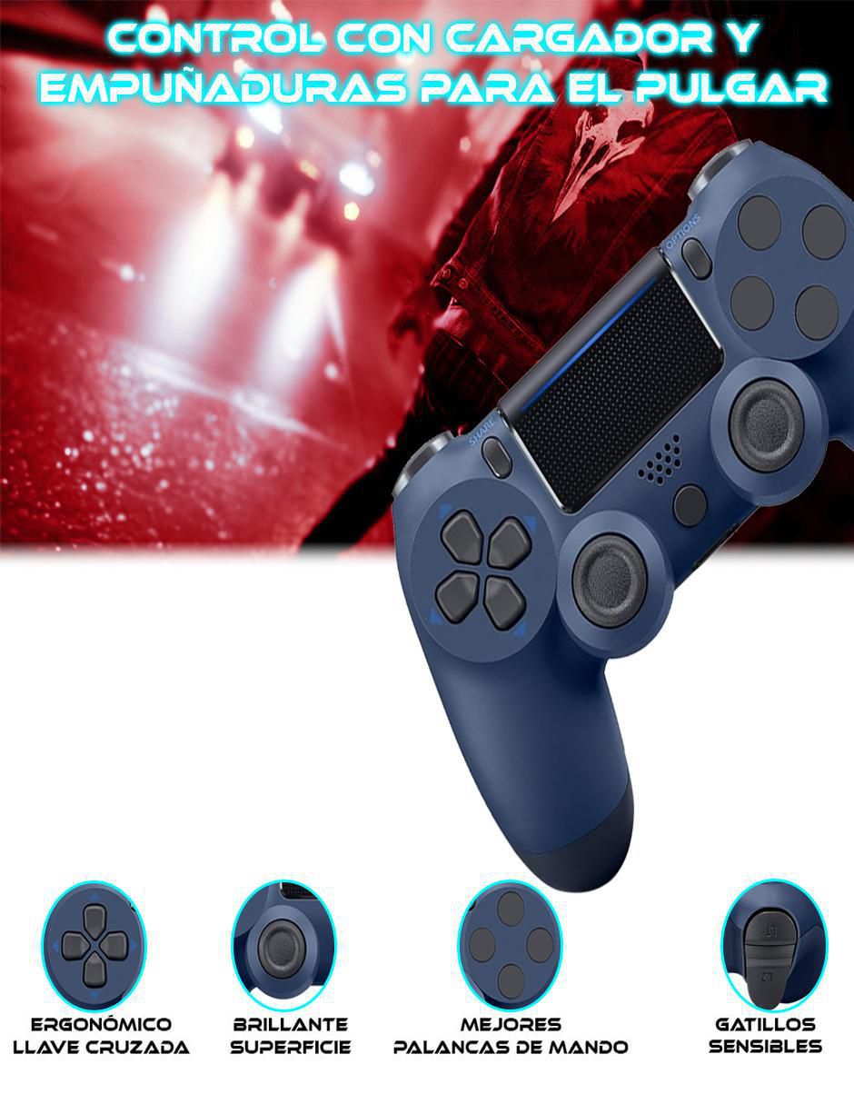 Control SC-PS4-BK-B inalámbrico para Playstation 4 edición limitada 5