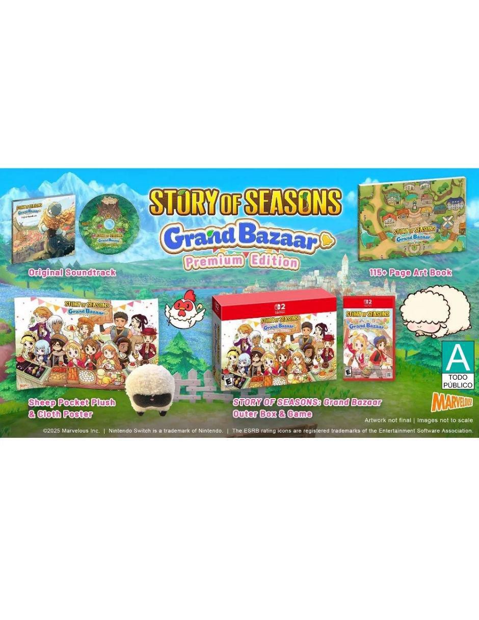 Story of Seasons Grand Bazaar premium para Nintendo Switch 2 2