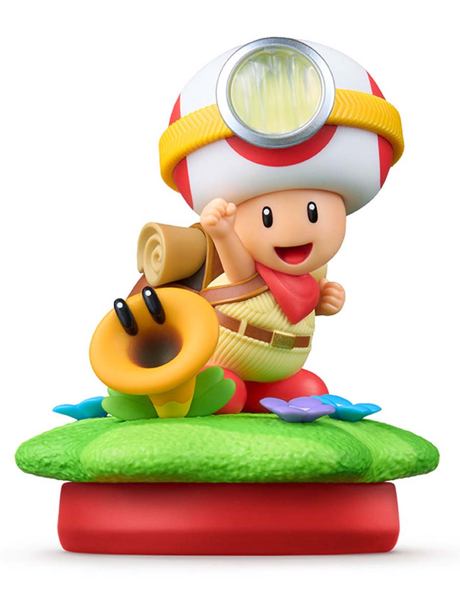 Figura Super Mario Bros. Wonder Capitán Toad con flor parlante NFC 2