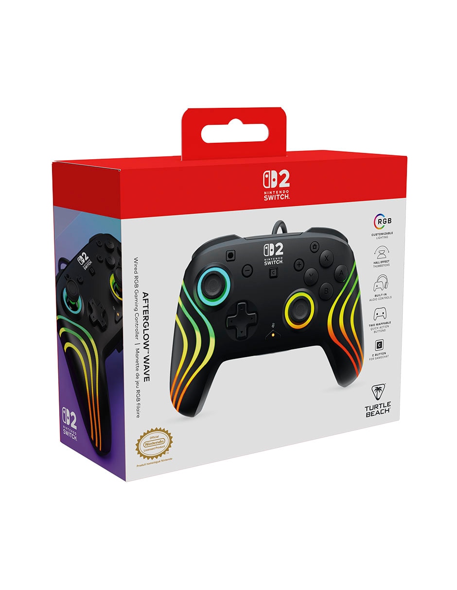 Control Afterglow Wave alámbrico para Nintendo Switch 2 5
