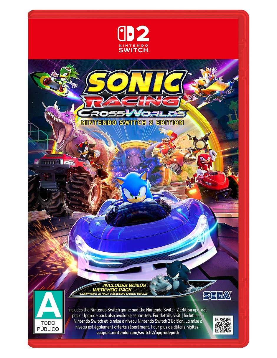 Sonic Racing: Crossworlds Launch Edition Ns2 estándar para Nintendo Switch 2