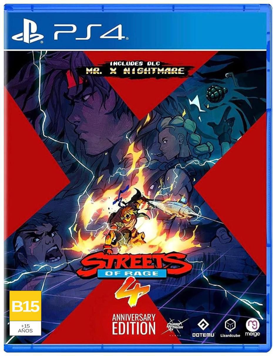 Street of Rage 4 anniversary edition para PS4