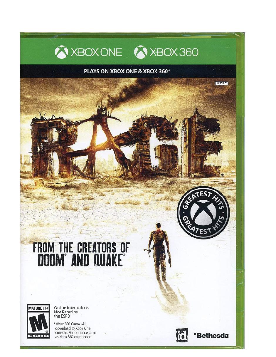 Rage estándar para Xbox One y Xbox 360